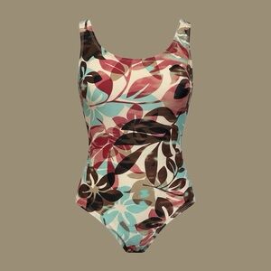 Catalina Leaf Print Swimsuit